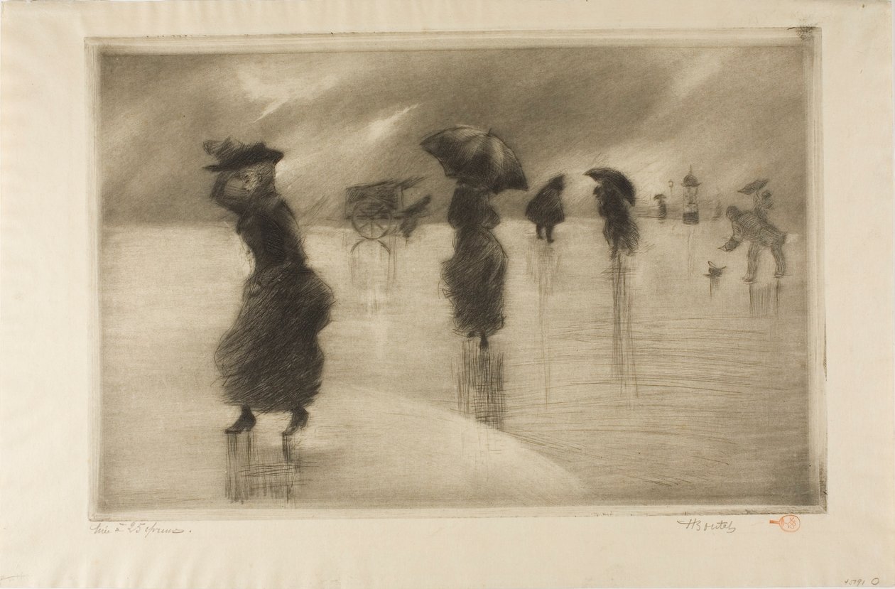 Der Regenschauer von Henri Boutet