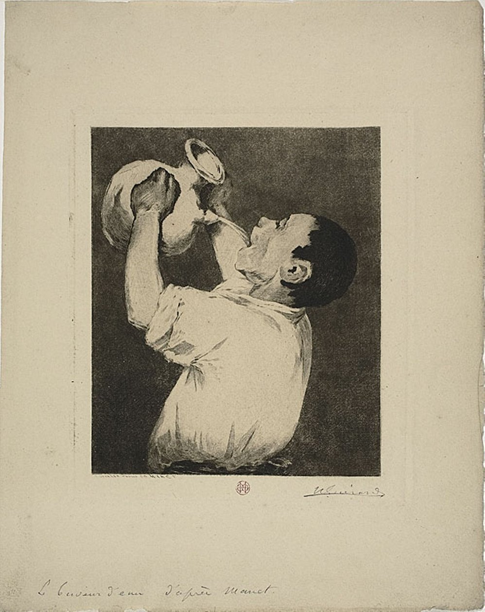Der Wassertrinker von Henri Charles Guérard