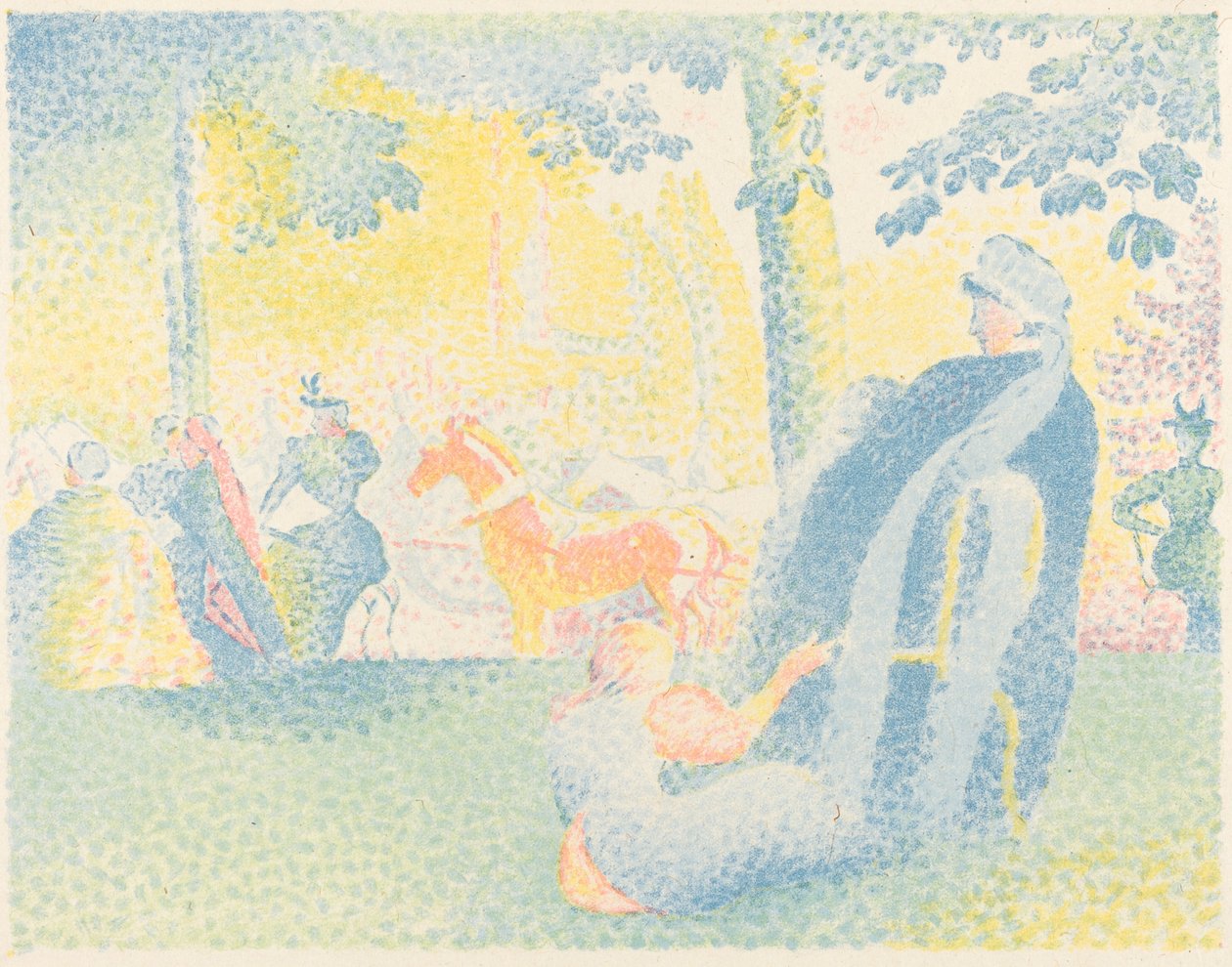 Im Park von Henri Edmond Cross