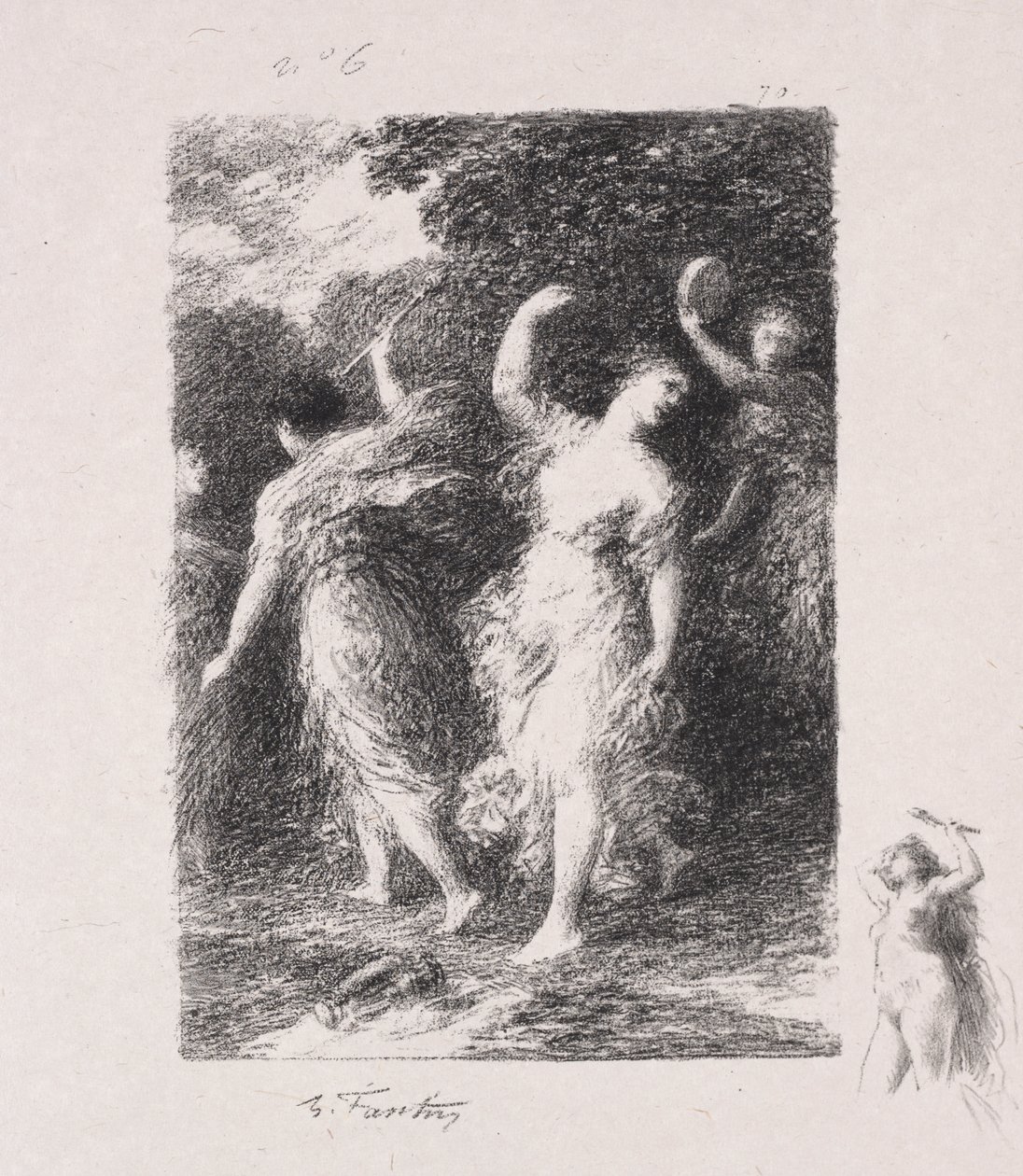 Bacchus von Ignace Henri Jean Fantin Latour