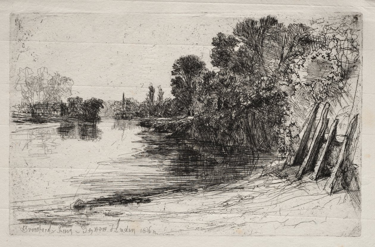 Brentford Fähre von Ignace Henri Jean Fantin Latour
