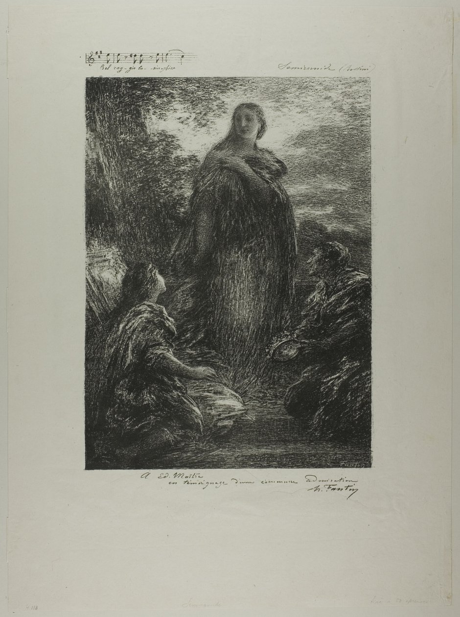 Semiramis von Ignace Henri Jean Fantin Latour