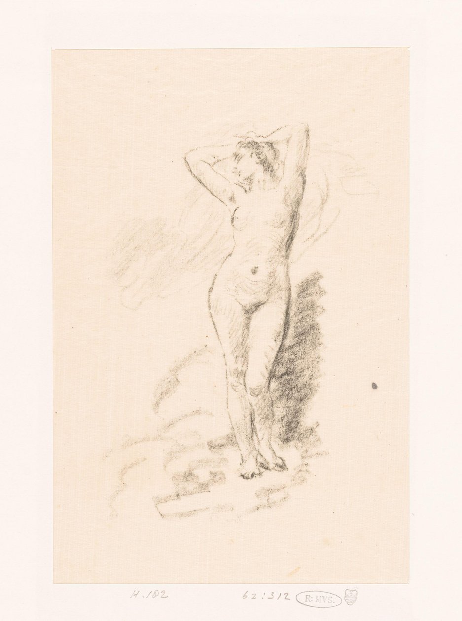 Studie einer stehenden nackten Frau von Ignace Henri Jean Fantin Latour