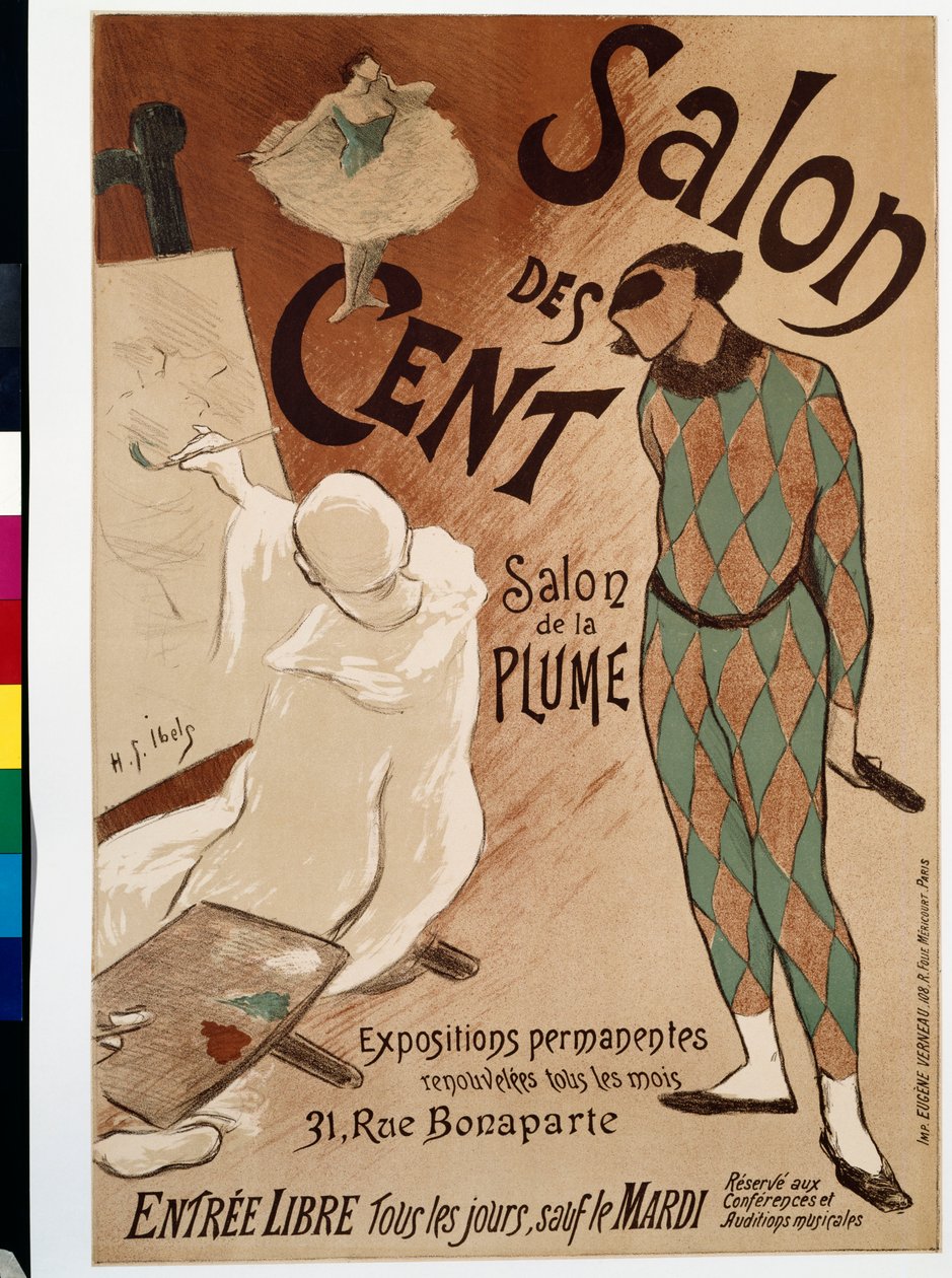 Salon des Cents, 1893 von Henri Gabriel Ibels