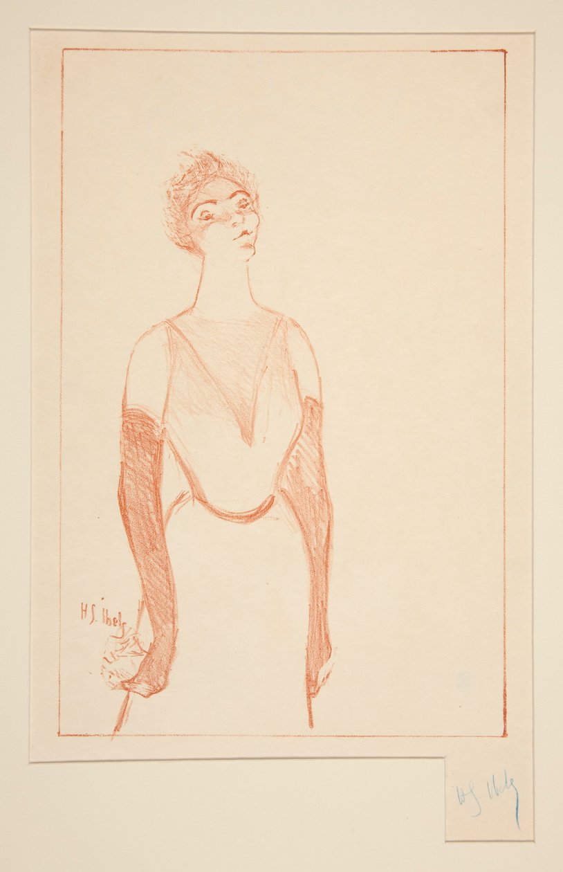 Yvette Guilbert von Henri Gabriel Ibels