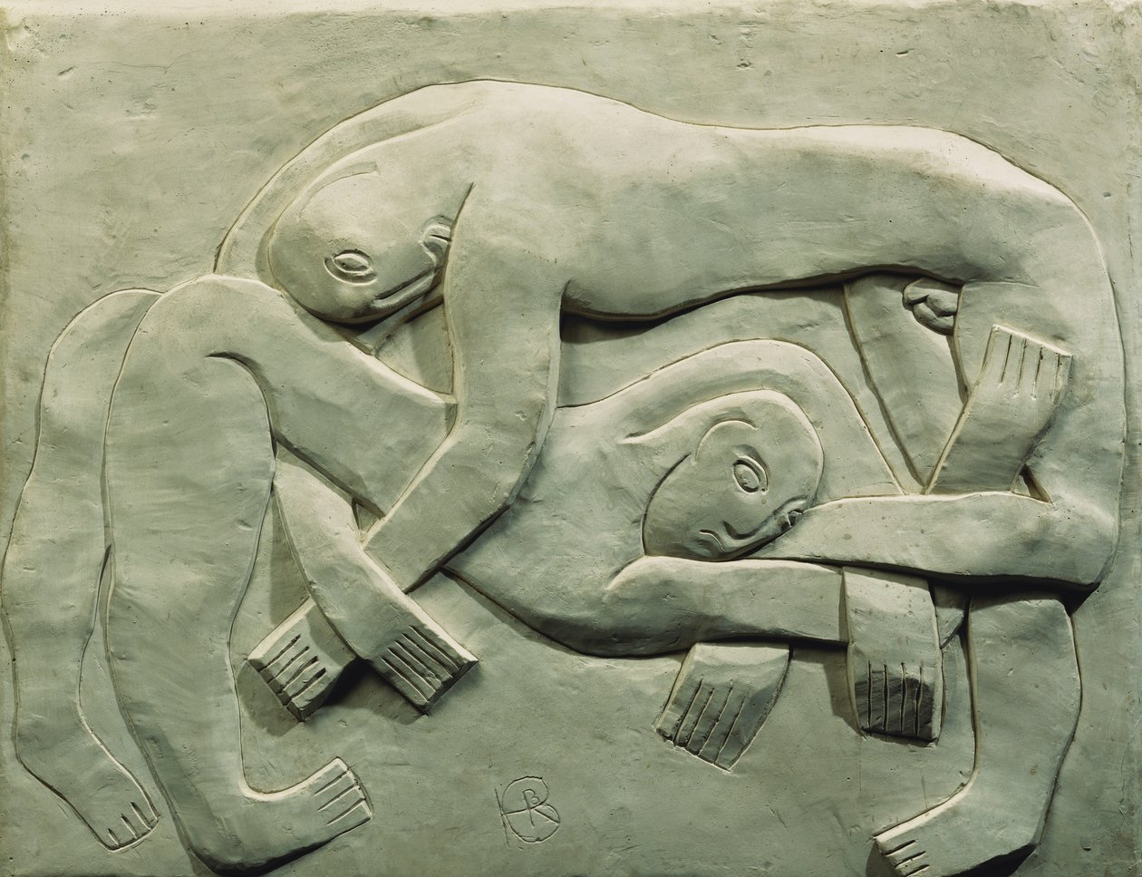 Die Ringer von Henri Gaudier Brzeska