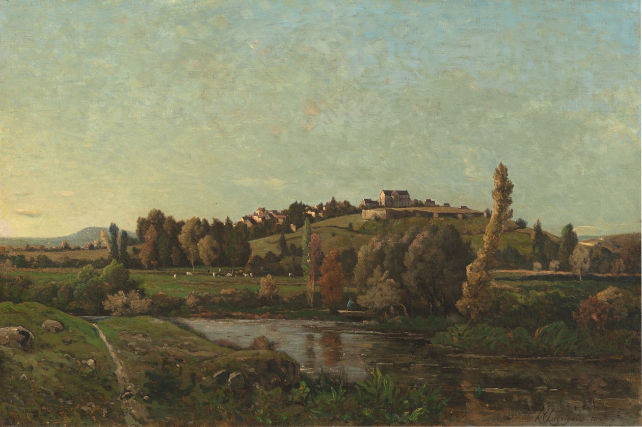 Landschaft in der Auvergne, 1870 von Henri Joseph Harpignies