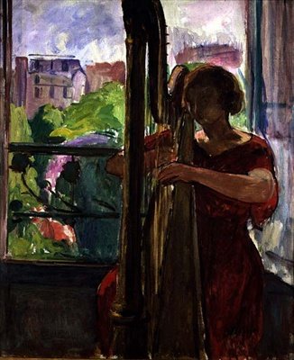 Der Harfenist von Henri Lebasque