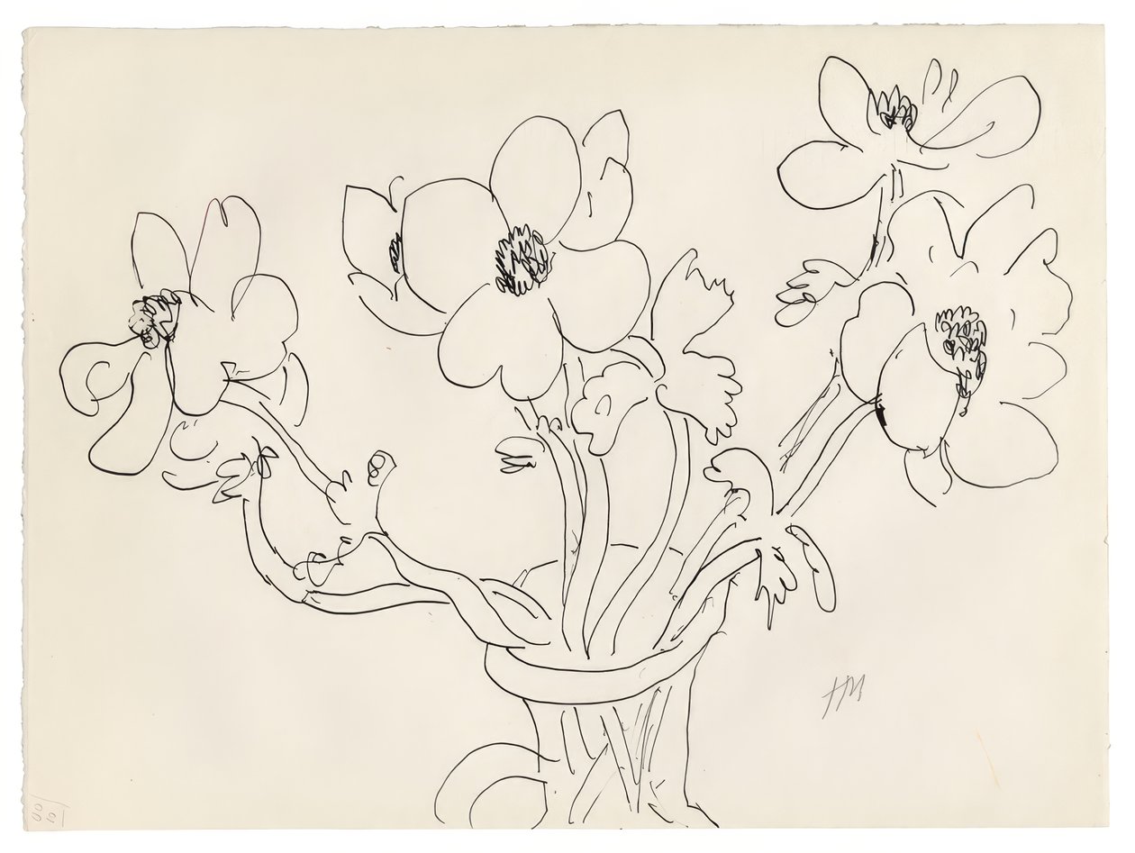Anemonen in einer Vase von Henri Matisse