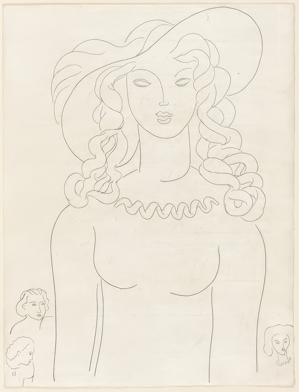 Erscheinung, Platte drei aus Poesies de Mallarmé von Henri Matisse