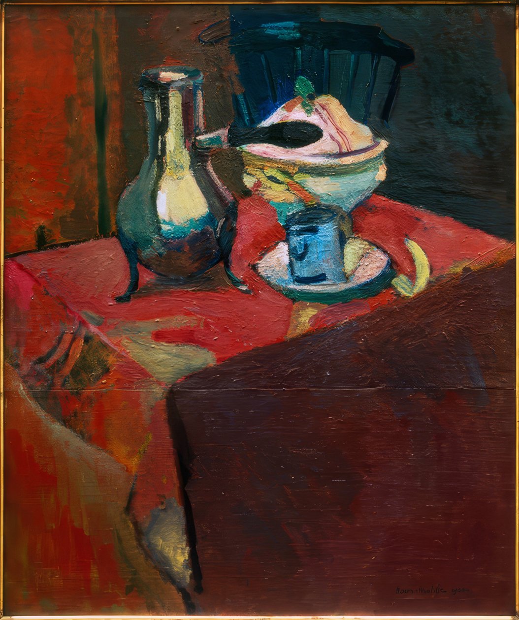 Geschirr auf dem Tisch von Henri Matisse