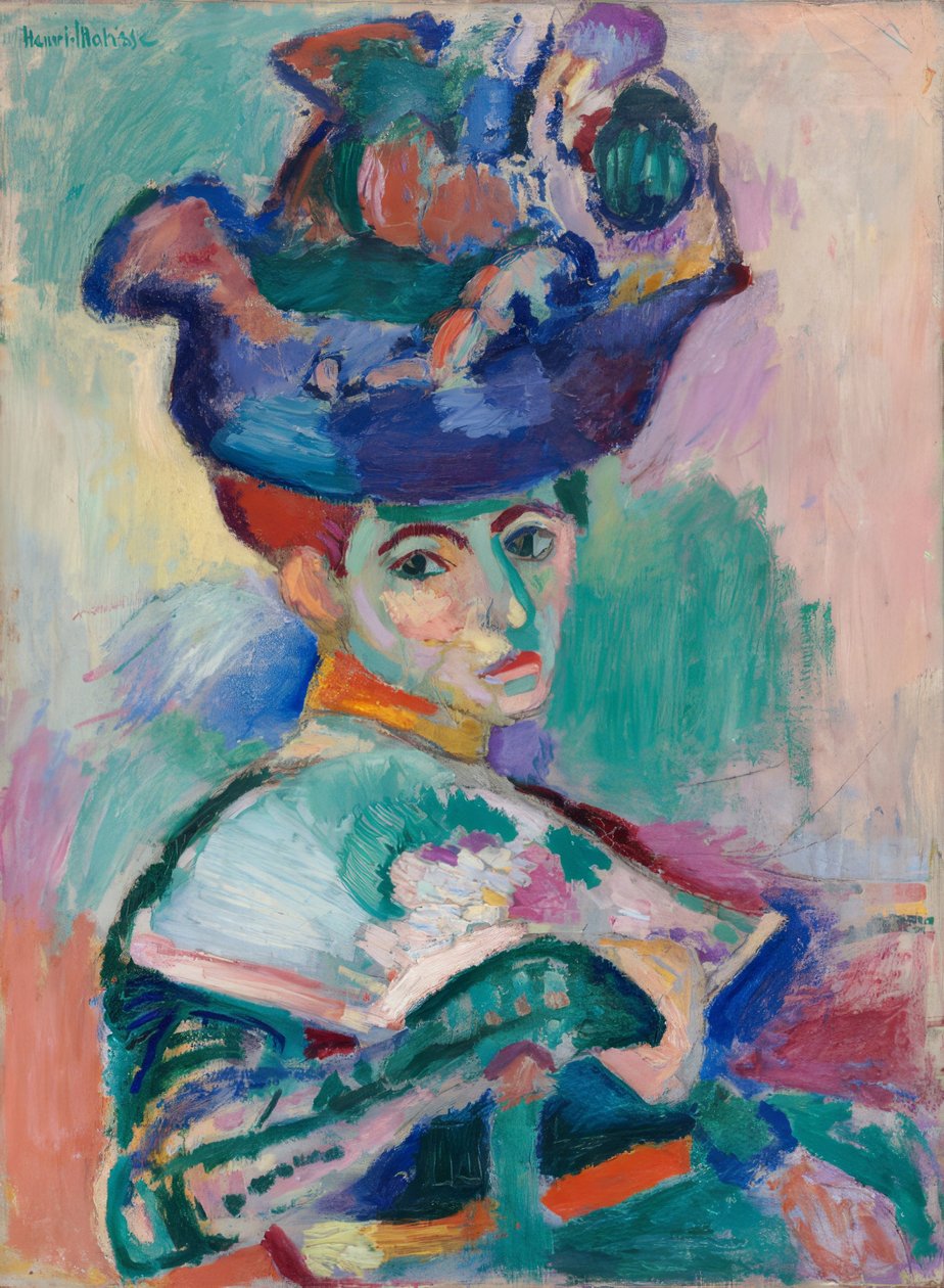 Frau mit Hut von Henri Matisse