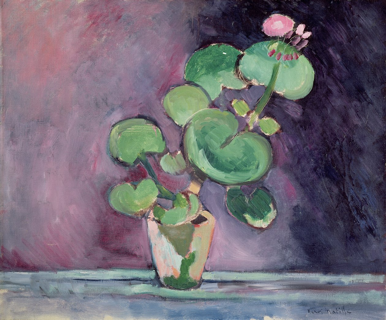 Geranie in einem Topf von Henri Matisse