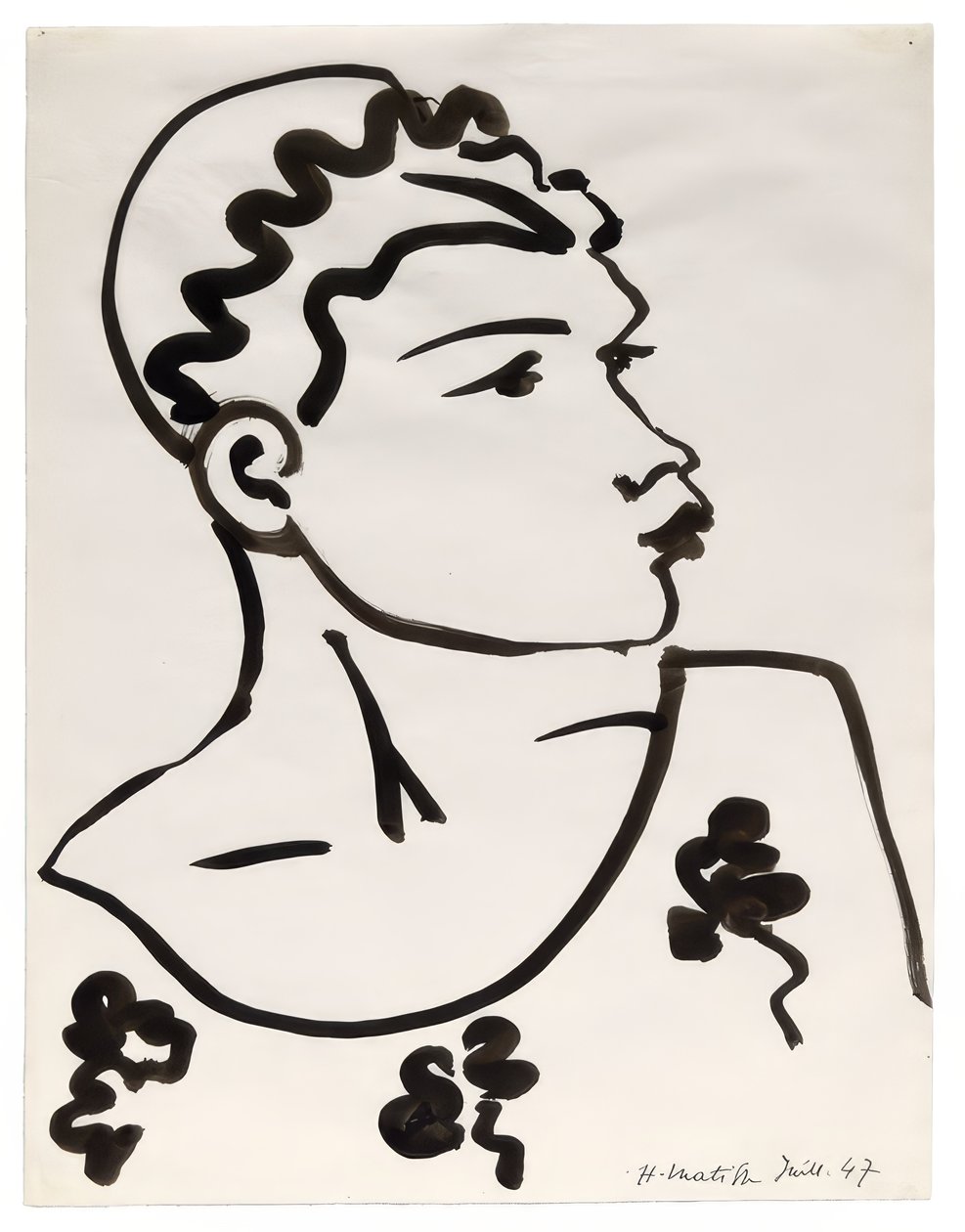 Kopf von Henri Matisse