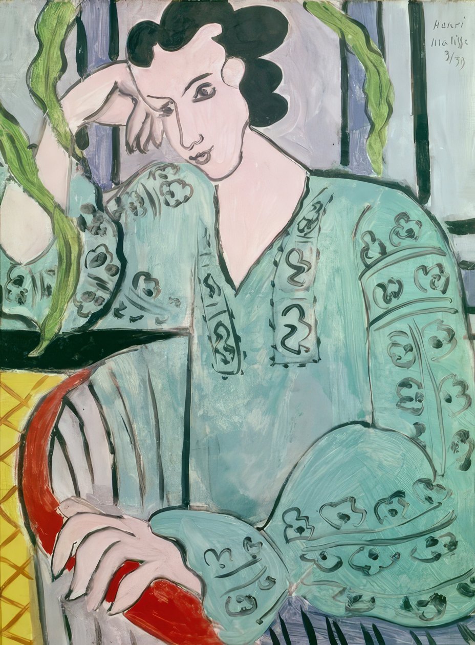 Die Ungarin in grüner Bluse von Henri Matisse