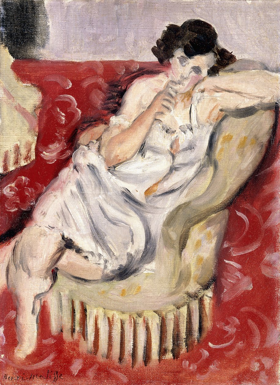 Akt mit einem Sessel von Henri Matisse