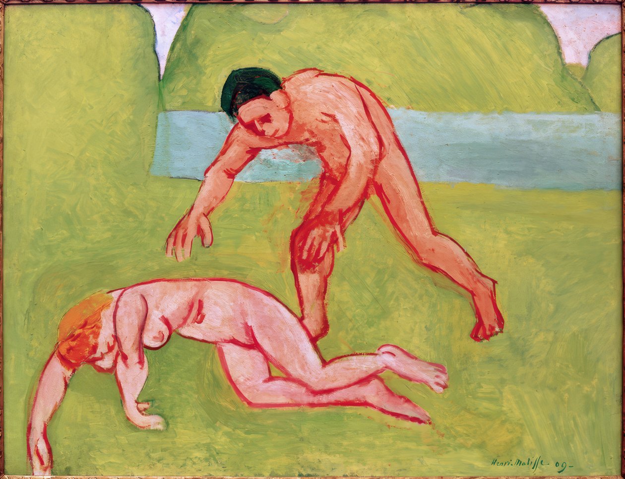 Nymphe und Satyr von Henri Matisse