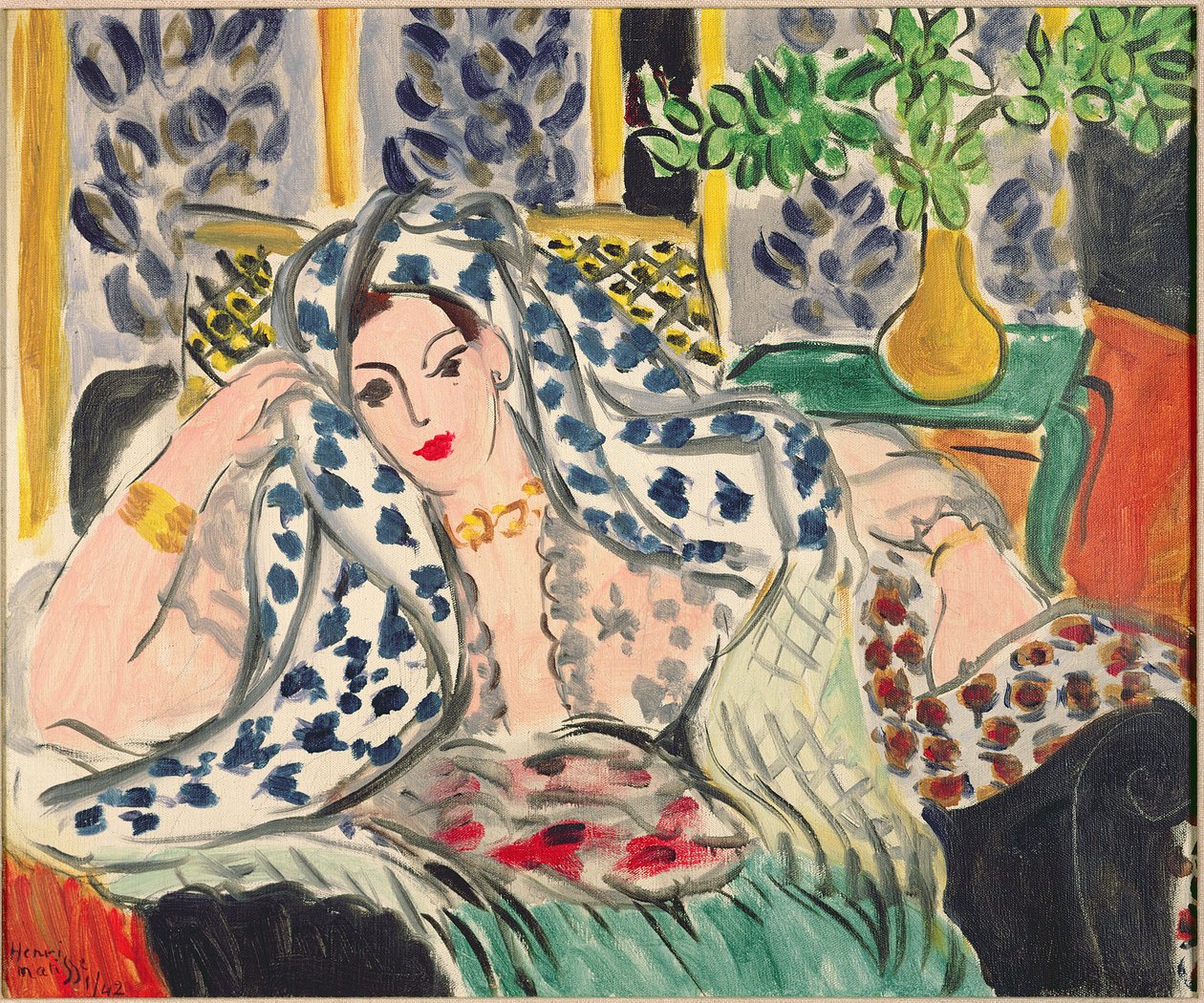 Odaliske im Sessel von Henri Matisse