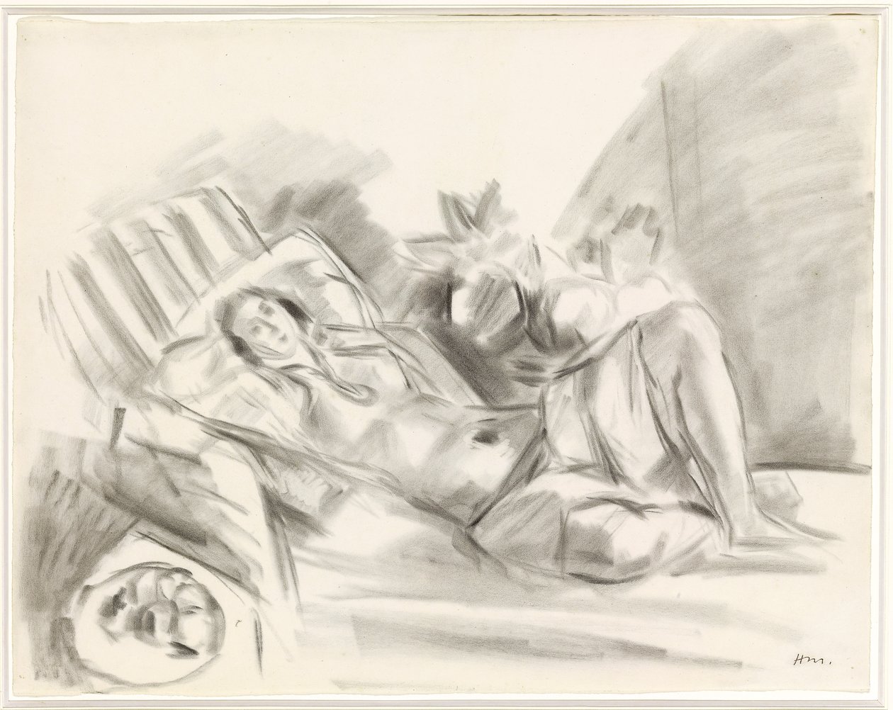 Odaliske mit Magnolien von Henri Matisse
