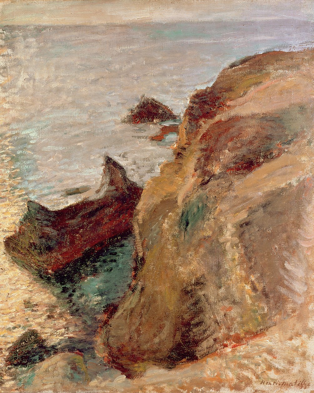 Felsen und das Meer von Henri Matisse