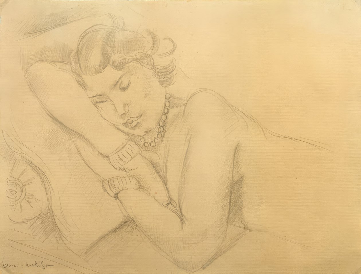 Schlafende Frau von Henri Matisse