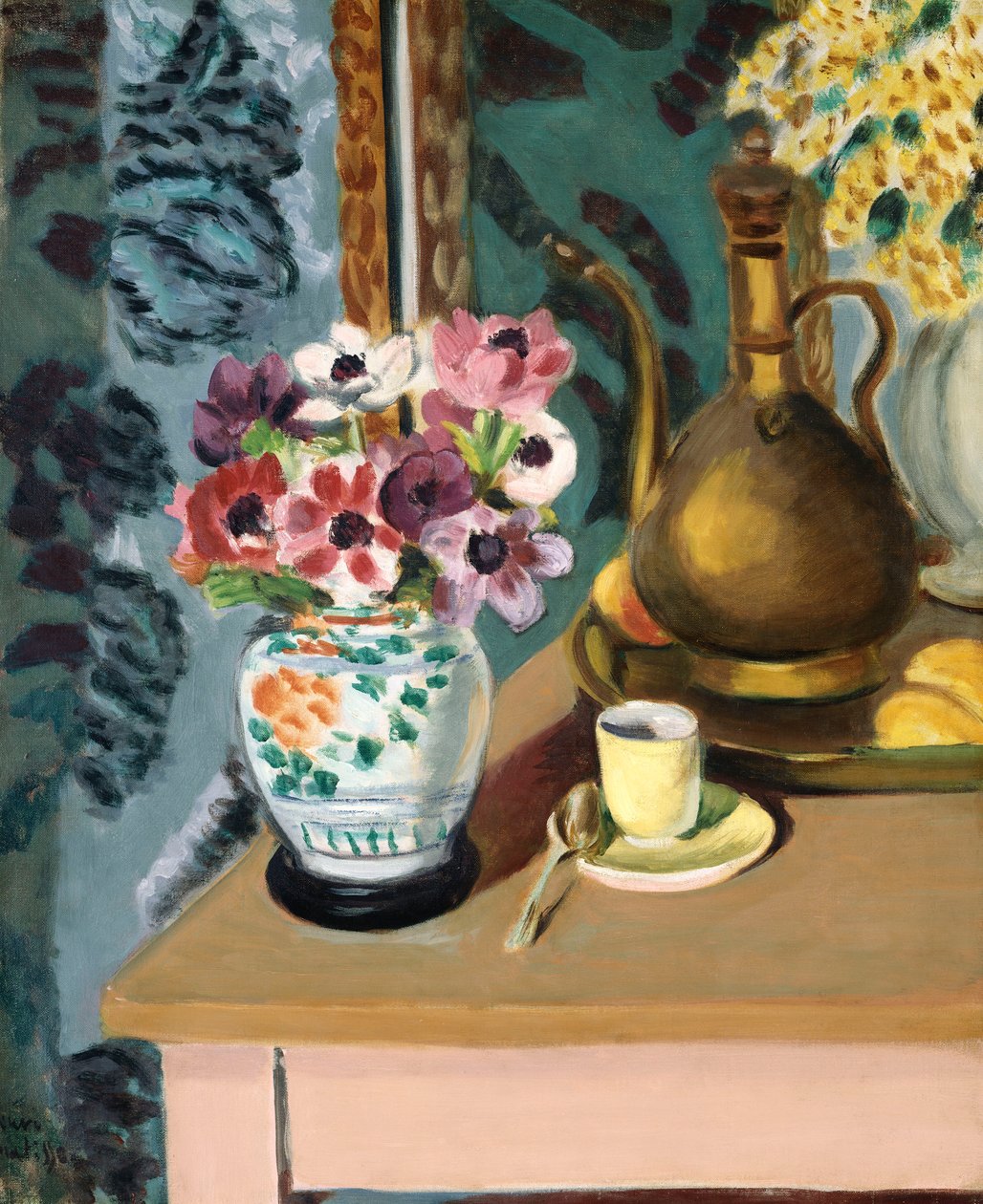 Stillleben, Blumen und eine Tasse von Henri Matisse