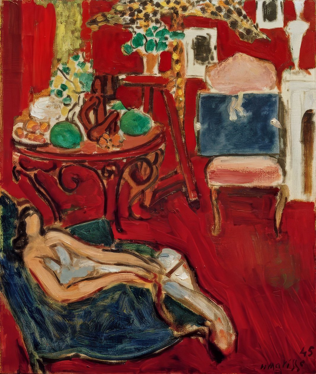 Der blaue Kunstordner von Henri Matisse