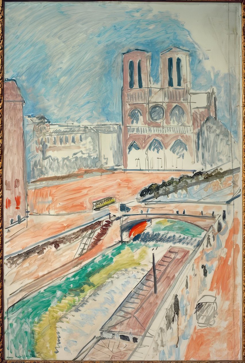 Blick auf Notre-Dame von Henri Matisse