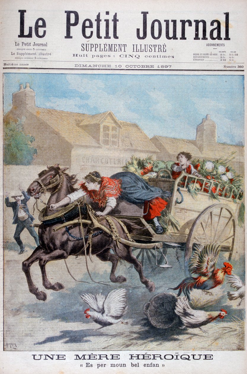 Eine heldenhafte Mutter, 1897 von Henri Meyer
