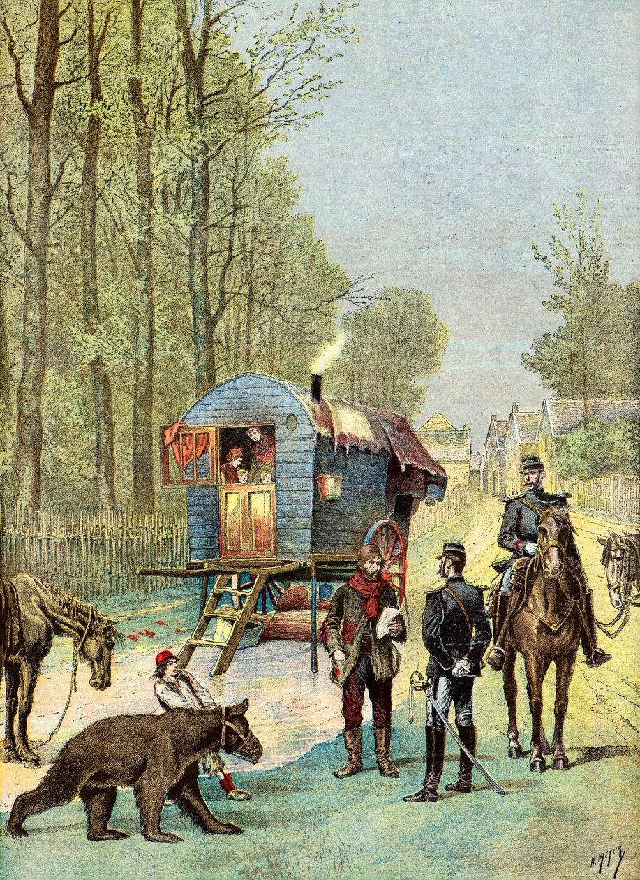 Böhmische Volkszählung durch die Gendarmerie von Henri Meyer