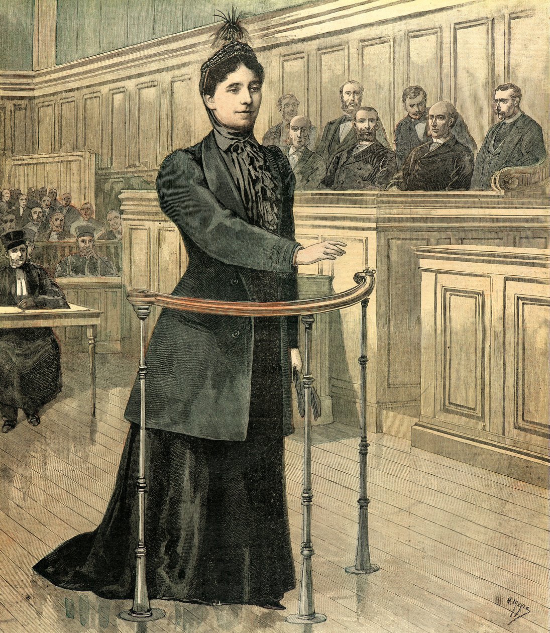 Madame Cottu gegen Monsieur Soinoury von Henri Meyer