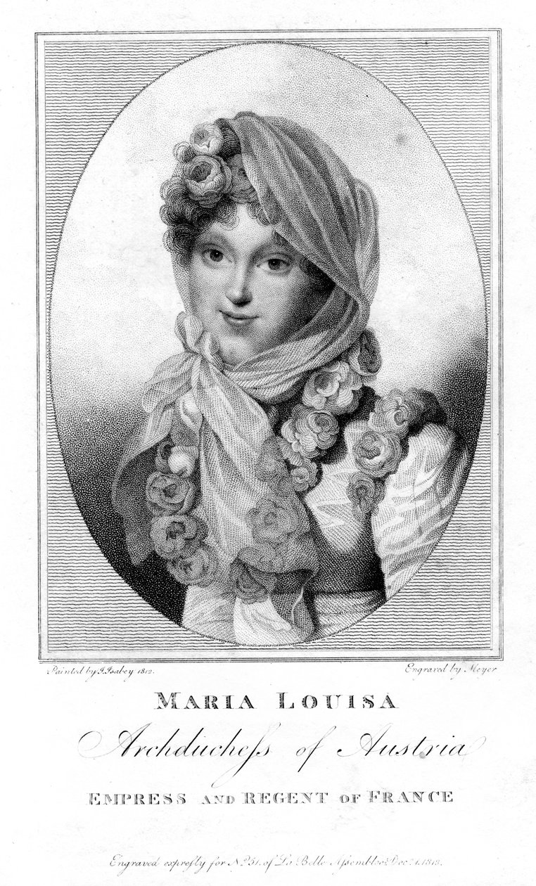 Maria Louisa, Erzherzogin von Österreich, 1813 von Henri Meyer