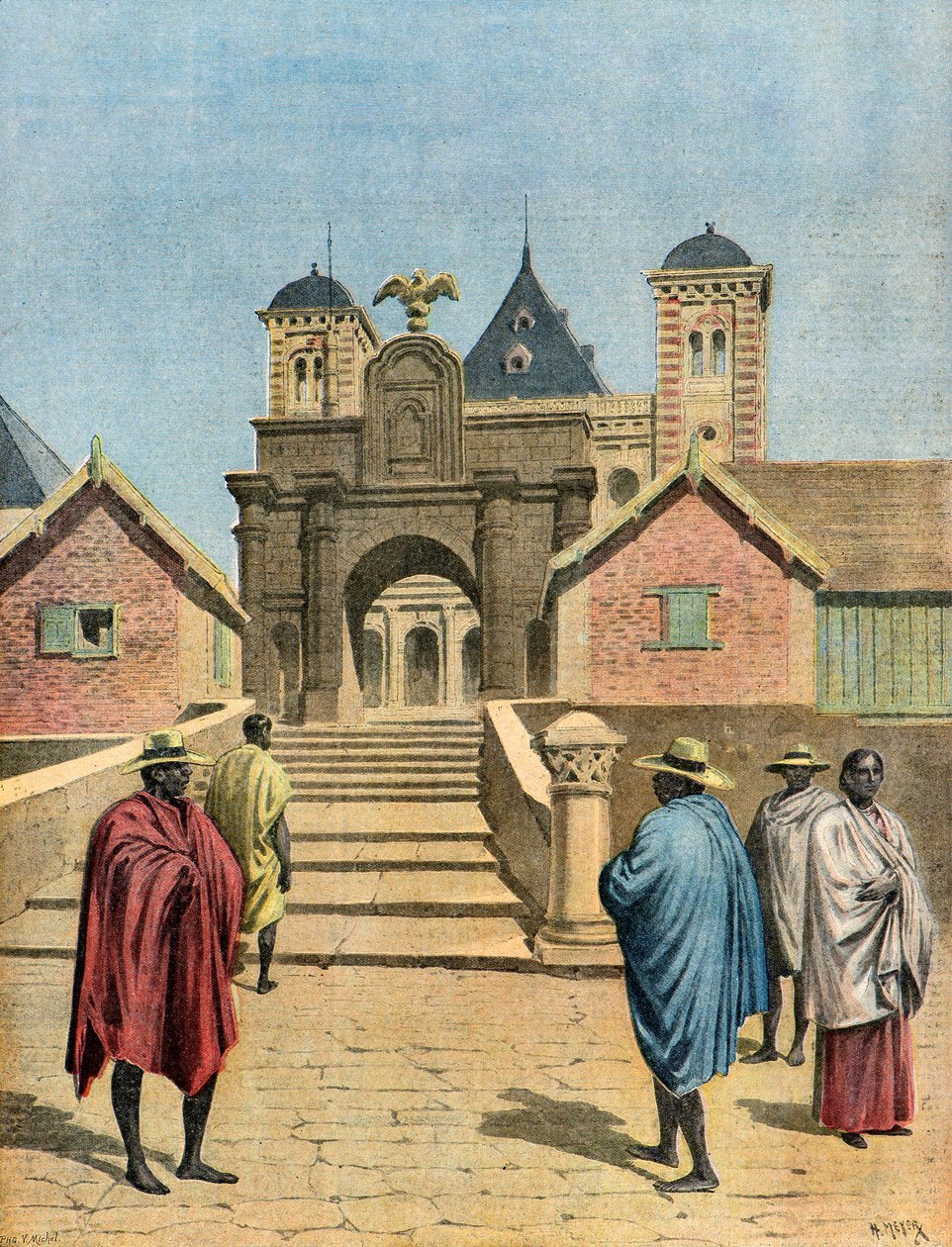 Palast von Königin Ranavalona III von Henri Meyer