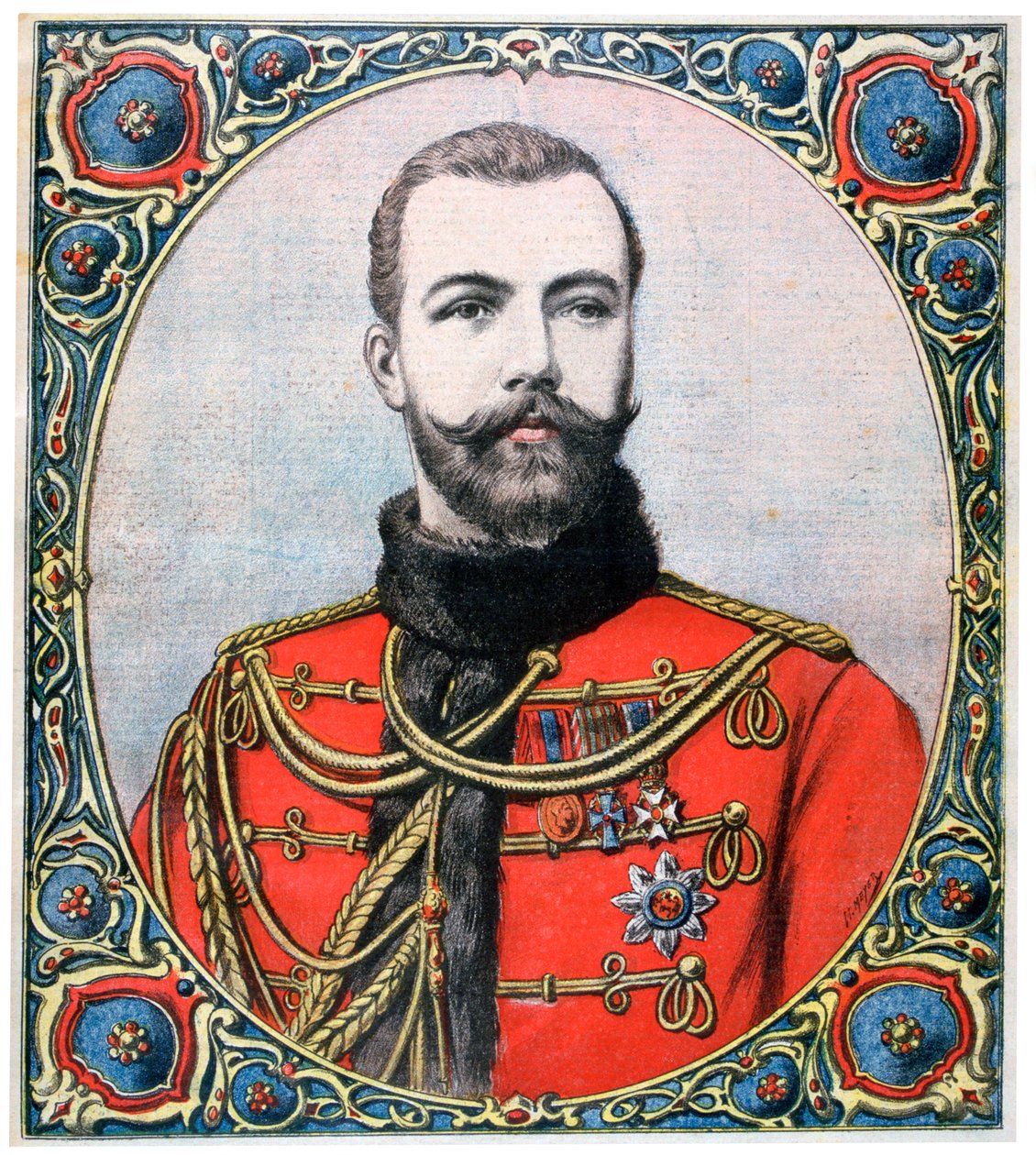 Zar Nikolaus II. von Russland, 1894 von Henri Meyer
