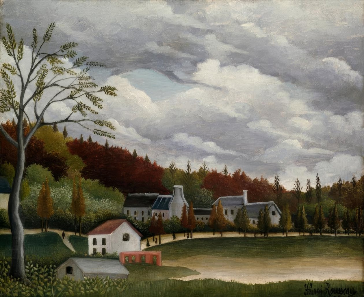 Die Bièvre bei Gentilly von Henri Rousseau