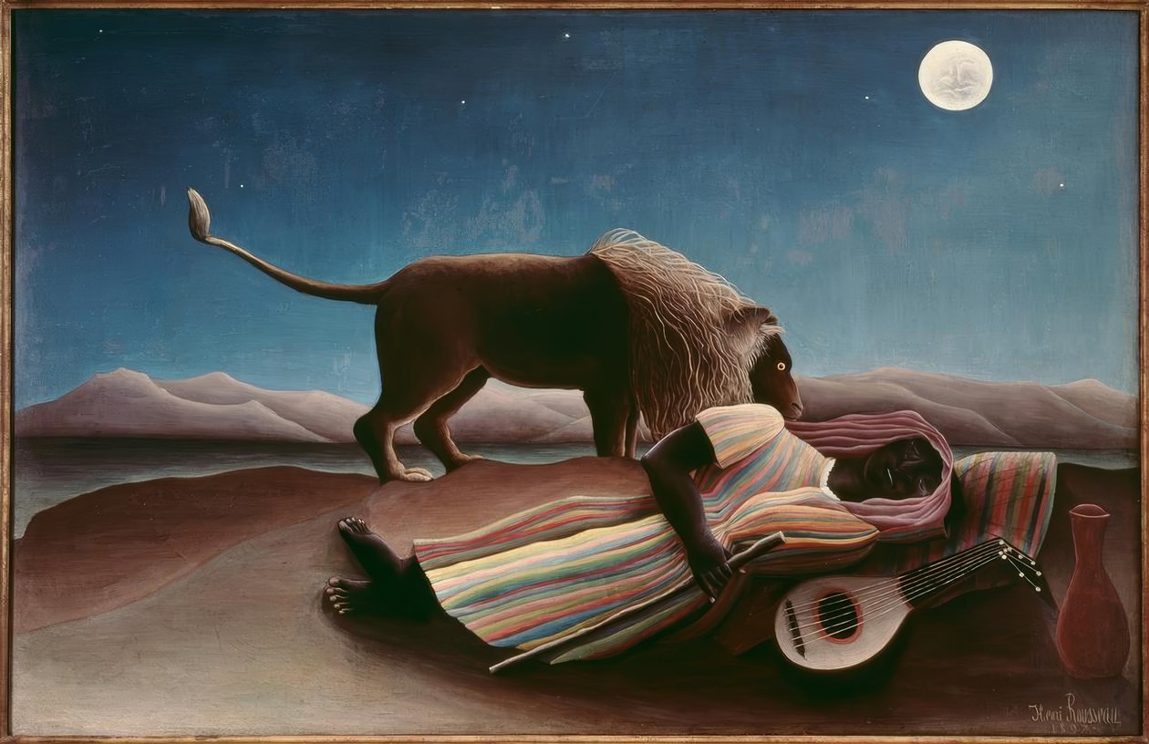 Die schlafende Zigeunerin von Henri Rousseau