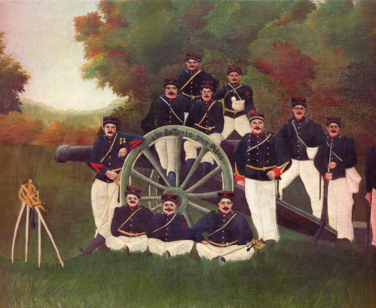Die Artilleristen von Henri Rousseau