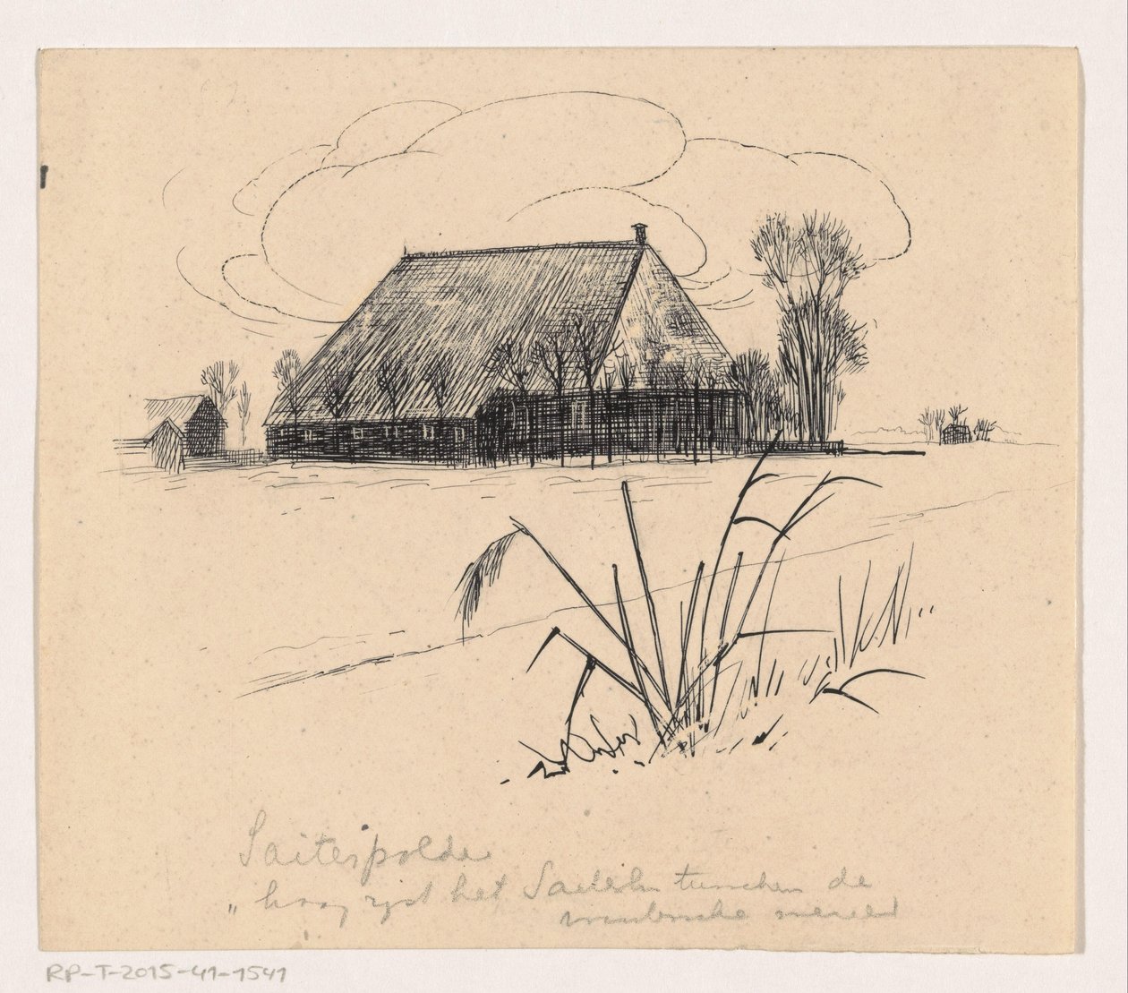 Scheune in der Saiterpolder von Henri Verstijnen