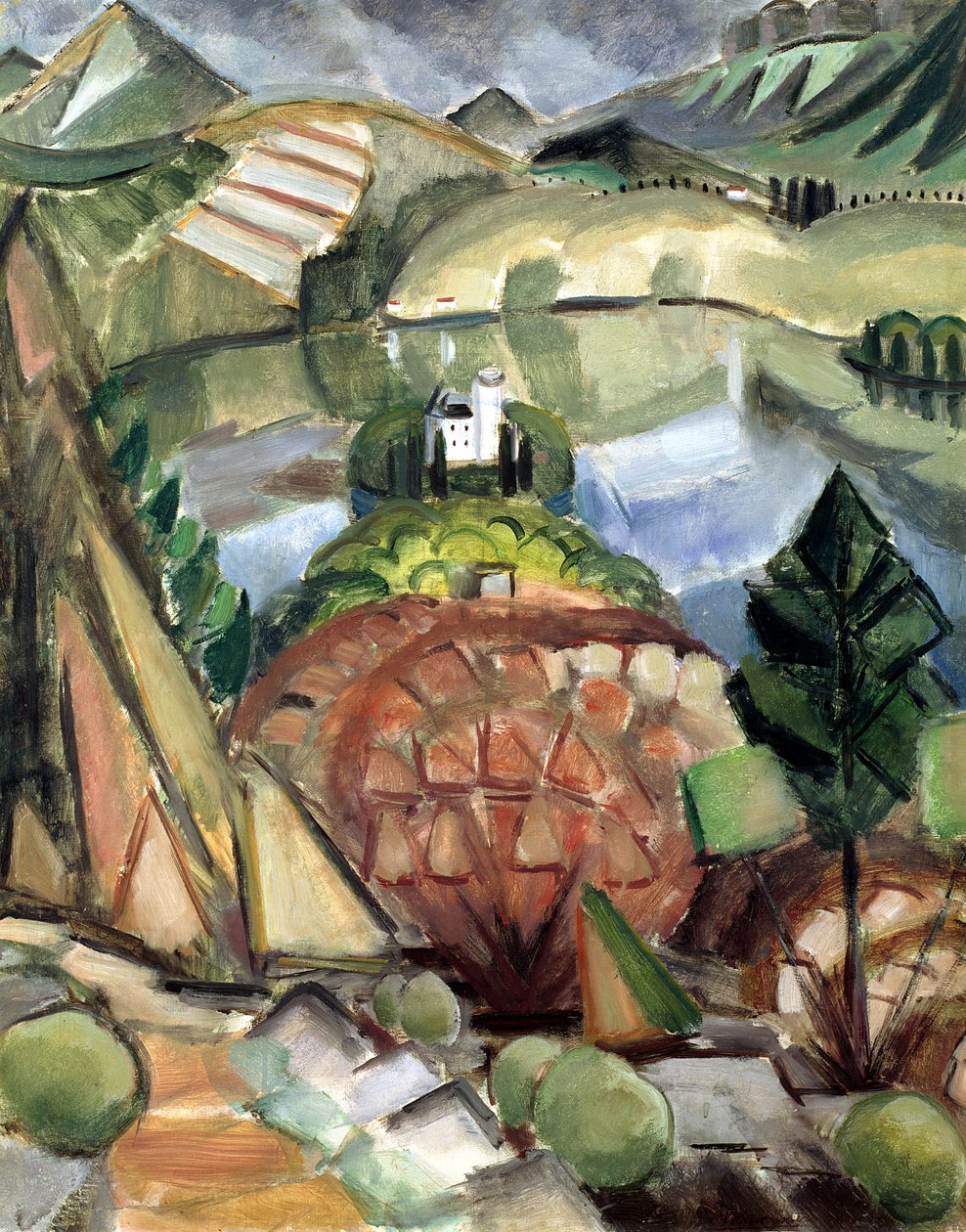 Der See von Henri Victor Gabriel Le Fauconnier