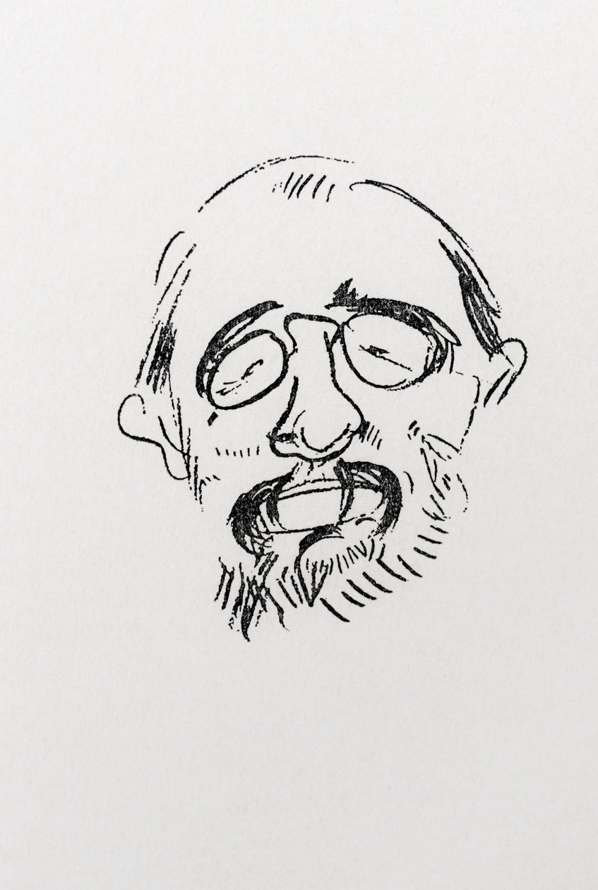 Henri Toulouse-Lautrec. Selbstporträt. von Henri de Toulouse Lautrec