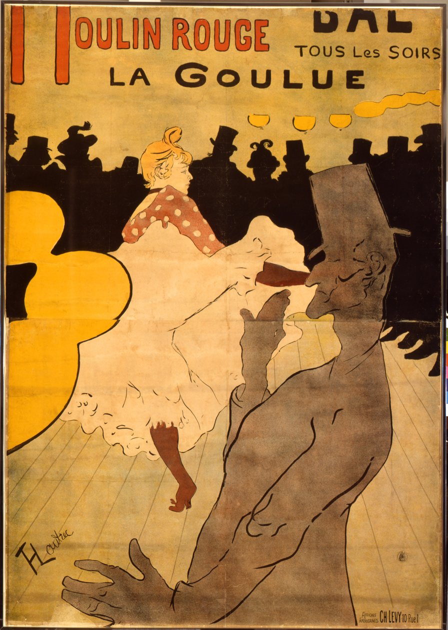 Moulin Rouge-La Goulue von Henri de Toulouse Lautrec