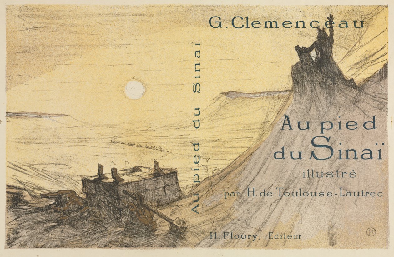 Am Fuß des Sinai: Umschlag von Henri de Toulouse Lautrec