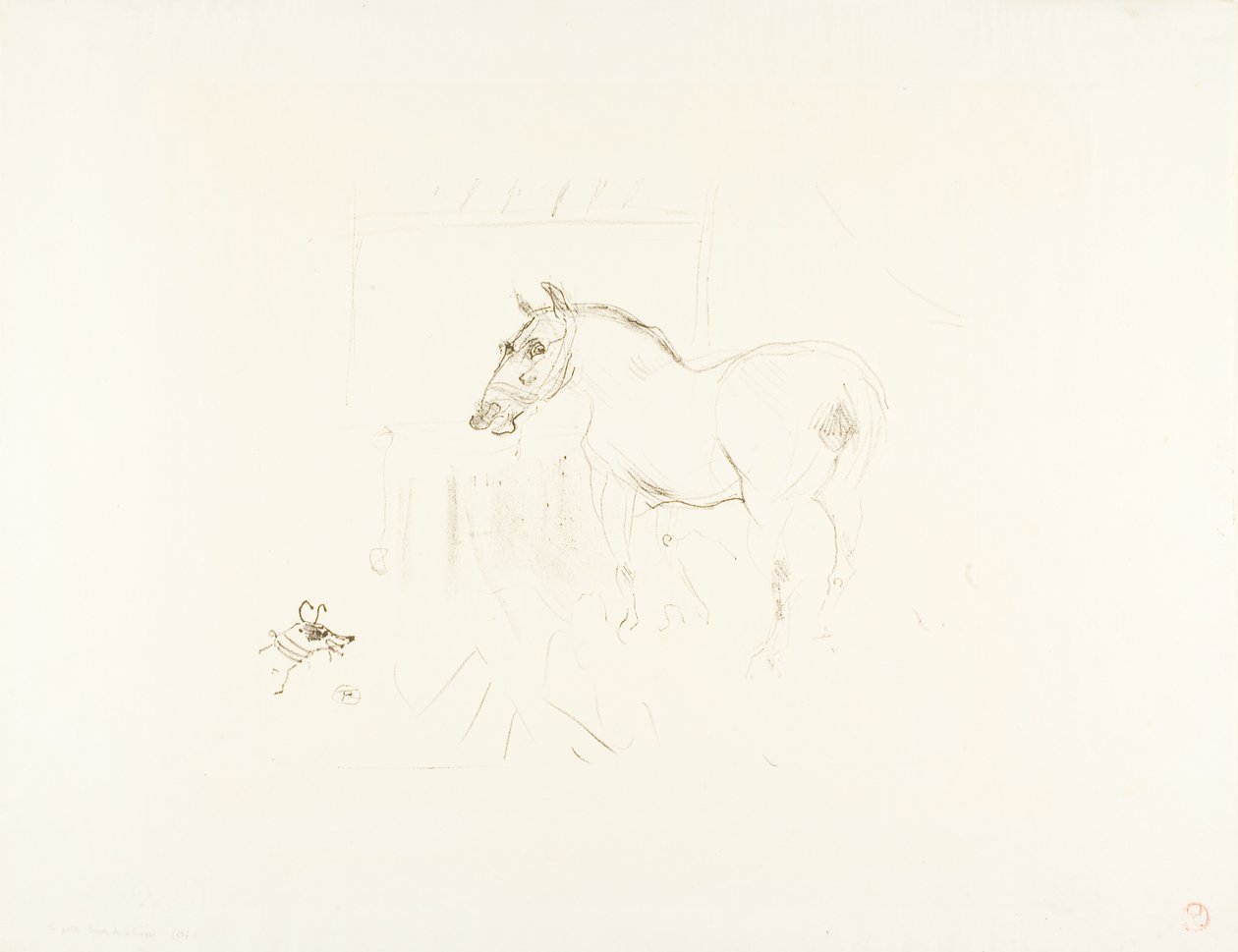 Calmèses kleines Pony von Henri de Toulouse Lautrec
