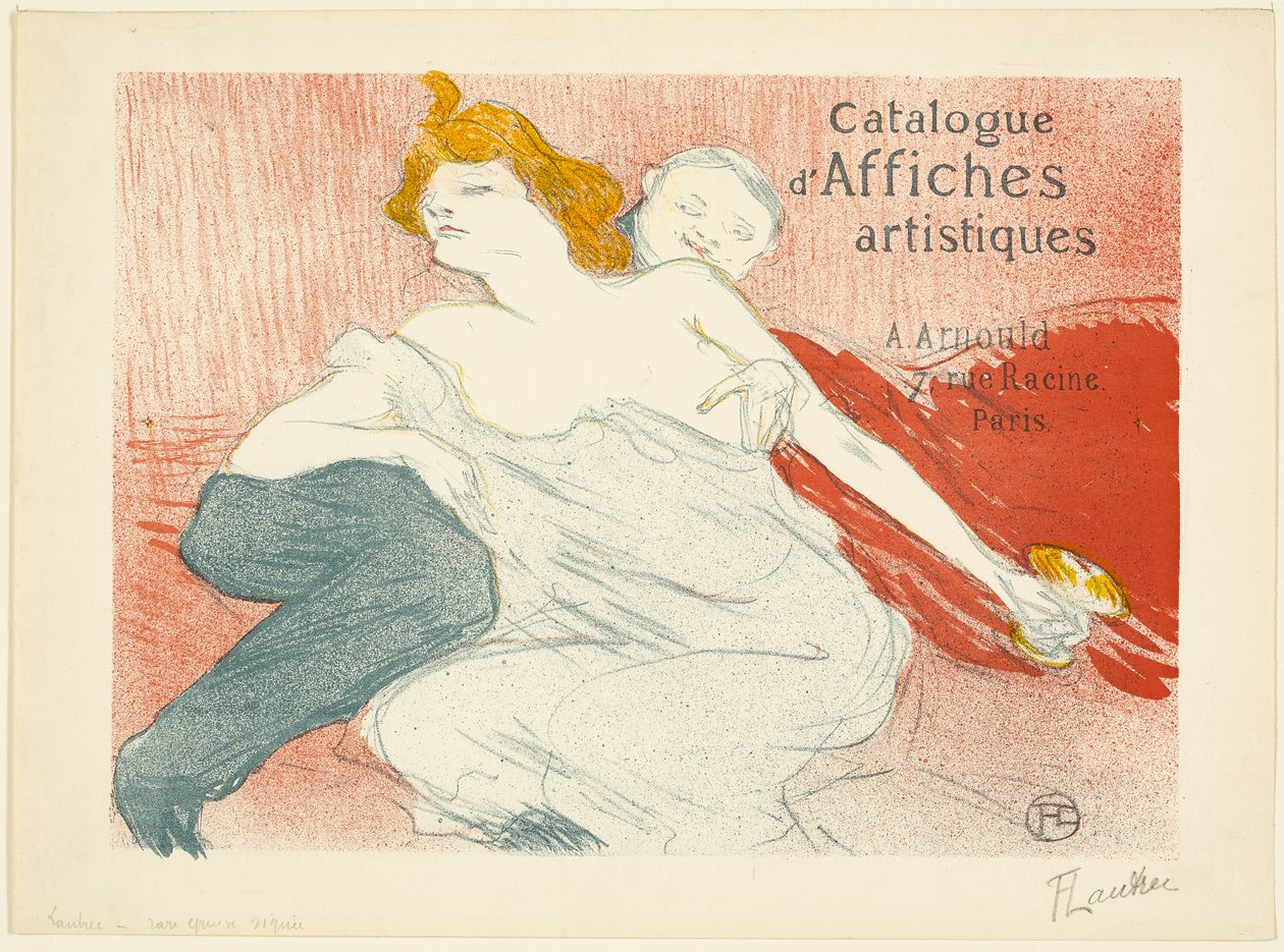 Ausschweifung (zweite Platte) von Henri de Toulouse Lautrec