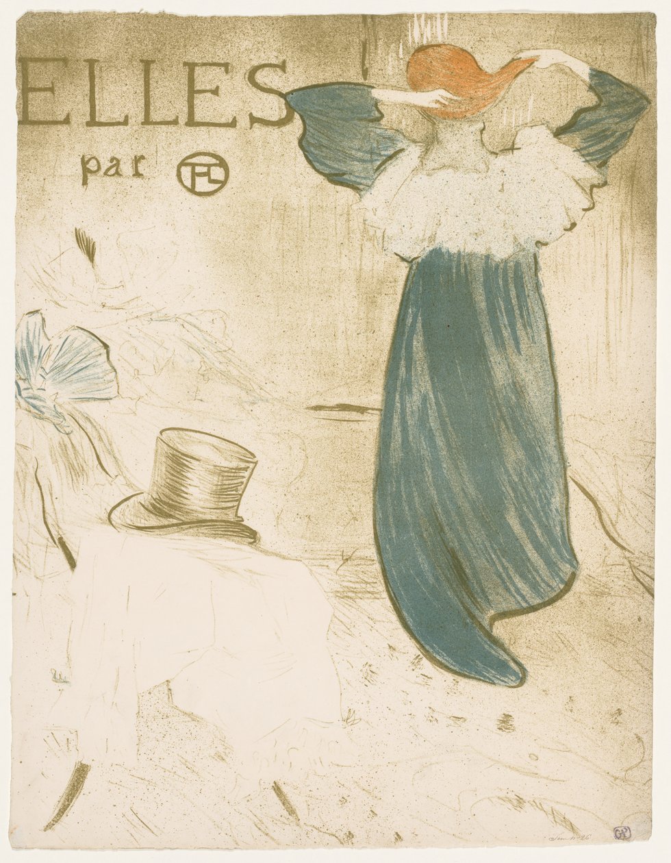 Elles: Frontispiz von Henri de Toulouse Lautrec