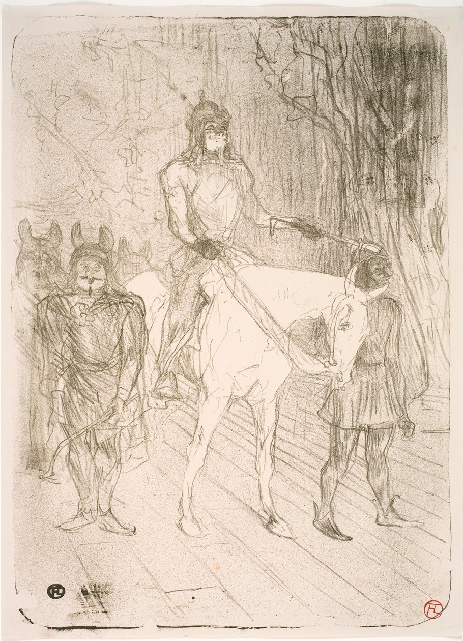 Eingang des Brauers, in Chilpéric von Henri de Toulouse Lautrec