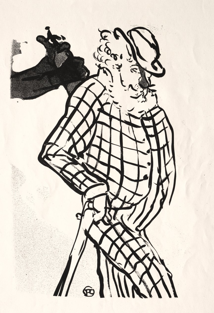 Das Café-Konzert: Amerikanischer Sänger von Henri de Toulouse Lautrec
