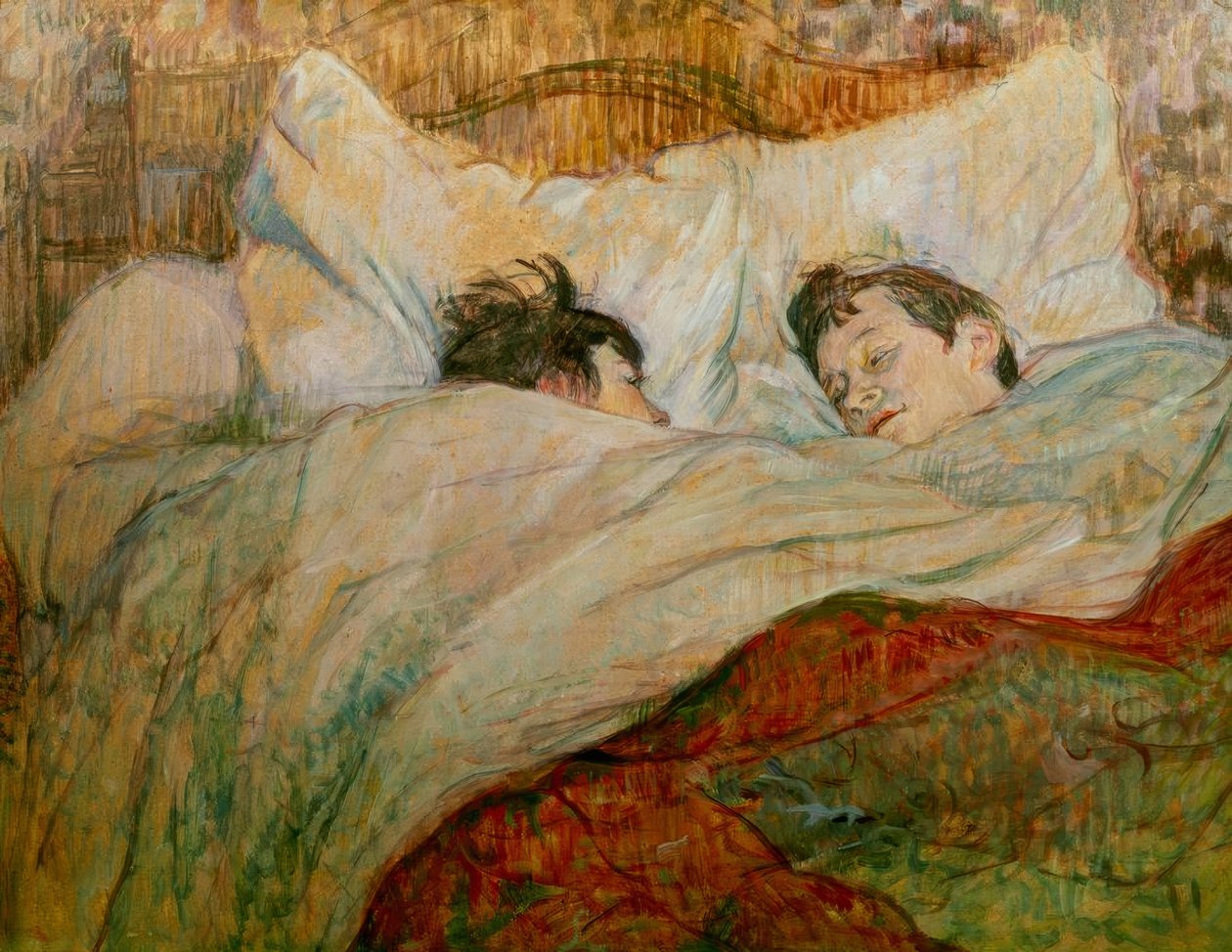 Das Bett von Henri de Toulouse Lautrec