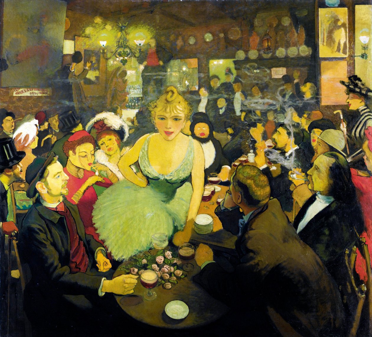 Das Innere bei Bruant (Aristide) von Henri de Toulouse Lautrec