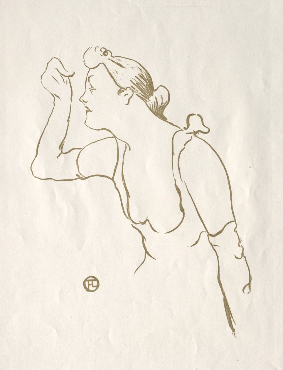 Paula Brébion, 1893 von Henri de Toulouse Lautrec